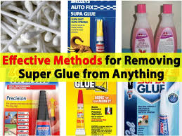 You may have heard that superglue (cyanoacrylate) can be used to develop finger prints. Super Glue Is Great When You Want To Use It But When It Accidentally Lands Where You Don T Want It To It S Not Remove Super Glue Super Glue How To Remove