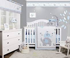 Baby blue and white crib bedding not so very long ago practically every baby blue nursery had this color scheme. Creating Baby Nursery Ideas With Fabric Color Shades And Light Hues Topsdecor Com