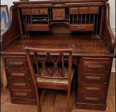 Safe, flexible, and durable chair wheels. Post 1950 Oak Roll Top Desk Vatican