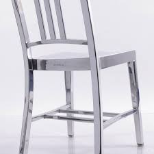 Finally, the chair is anodized for a durable finish. Emeco Navy Chair Ambientedirect