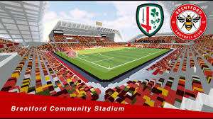 Sat jul 31 2021 15:00 (uk) friendly Minecraft Megabuild Brentford Community Stadium Brentford Fc London Irish Football Rugby Download Youtube