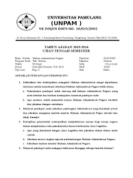 Soal tap ut administrasi negara 2020. Soal Tes Untuk Jurusan Adminitrasi Negara Jawabanku Id