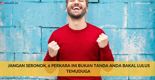 Aku nak kongsi pengalaman aku menghadiri temuduga spa. Jangan Seronok 6 Perkara Ini Bukan Tanda Anda Bakal Lulus Temuduga