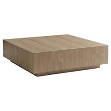 It makes the perfect perch for decorative serving trays or even board games for game nights with friends and family. Lexington Tatum Modern Classic Grey Elm Wood Cube Square Block Coffee Table 41 W 50 W Kathy Kuo Home