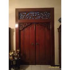 Harga kusen aluminium ykk 2016 daftar harga distributor jual dan pasang kusen aluminium ykk alexindo powder coating serat urat kayu ykk alexindo upvc murah 2013 2014. Pintu Jendela Gebyok Asli Kayu Jati Furniture Second Bekas Berkualitas Kuat Kokoh Shopee Indonesia