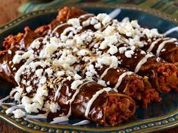 Enmoladas Mole Enchiladas Mexican Food Recipes Food Mexican Food Recipes Authentic