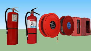 Large Preview Of 3d Model Of Fire Extinguisher Set Fire Extinguisher Extinguisher Fire