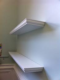 Mounting plate (back of bracket) is 1.5″ wide x 1/4″ thick. Floating Shelves For My Desk Walkthecreativepath