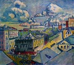 Moscow Zubovskaya Square Study 1916 By Wassily Kandinsky Post Impressionism Cityscape Tretyakov Gallery Moscow Russia Als Pinterest Moscou Etud