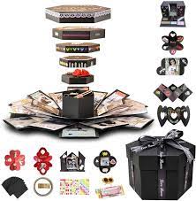 Explosion Boxset Album Scrapbook Diy Photo Album Box For Etsy In 2021 Surprise Box Gift Photo Album Diy Diy Gift Box