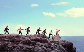 I mean, they were prob going for a youthful concept here too, but its kinda weird to act like they're playing with baby toys or something. Desktop Wallpaper Pinterest Bts Novocom Top