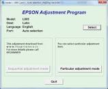 Image result for ‫دانلود نرم افزار ریست پرینتر اپسون L805‬‎