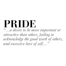 Seven Deadly Sins Series Pride Seven Deadly Sins Words Sins