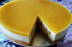 Keluarga sebelah suami memang penggemar labu. Resepi Mango Cheese Cake