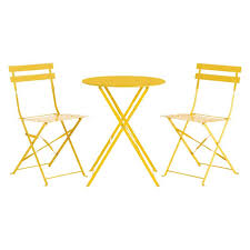 Habitat Parc Bistro Set Garden Table And Chairs Folding Garden Table Garden Furniture Design