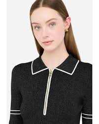 Liu Jo Strickkleid in Schwarz