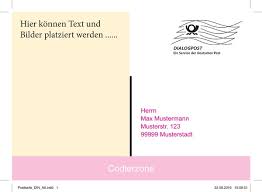 Mailing Vorlagen Zum Download Deutsche Post Bestseller Mail