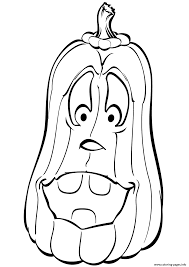 38+ silly face coloring pages for printing and coloring. Goofy Pumpkin Halloween Coloring Pages Printable