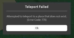 Game description & recent update. Attempted To Teleport To A Place That Does Not Exist Scripting Support Devforum Roblox