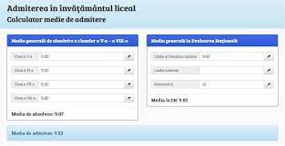 Calculator medie generala aritmetica note liceu. Cum Se CalculeazÄƒ Media De Admitere La Liceu In 2019 Antena 1