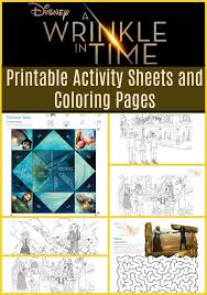 Download one or all five for personal use. Disney S A Wrinkle In Time Activity Sheets And Coloring Pages