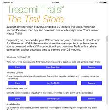 The basic idea of trreadmill. Treadmill Trails Ios App For Treadmill Elliptical Workouts