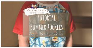 Mit der richtigen stoffwahl kannst du eine leichte und luftige sommerhose für kinder nähen. T Shirt Nahen Summer Rockers Kids Freebook 98 146 Mamahoch2
