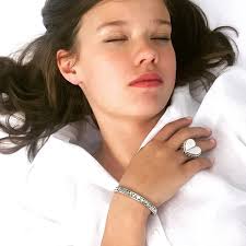 Large Sanguine Modern Heart Ring In Silver