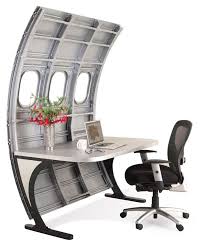 Fuselage Desk Motoart Aviation Furniture Aviation Decor Airplane Decor
