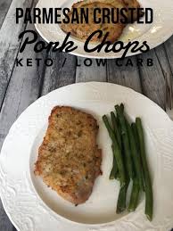 Keto Oven Baked Pork Chops Broccoli One Pan Meal Easy Recipe Keto Pork Chops Low Carb Pork Parmesan Crusted Pork Chops