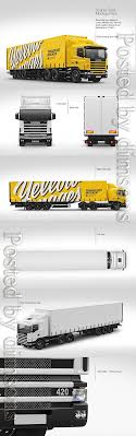 Download Scania Truck Mockup Pack Tif Trucks Mockup Truck Top PSD Mockup Templates
