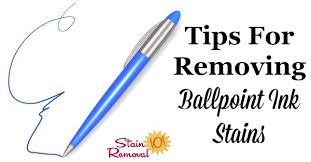 Stain Removal Ballpoint Ink Tips To Remove Pen Marks