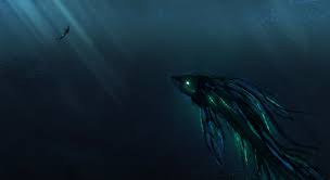 sea monster wallpaper high resolution sea monsters sea illustration underwater painting