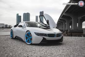 Bmw I8 Gets Hre Wheels Bmw Bmw I8 2017 Bmw