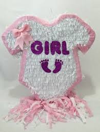 Baby Shower Pinata Baby Girl Onesie It S A Girl Etsy Baby Shower Pinata Baby Girl Onesies