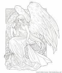 Coloringanddrawings.com provides you with the opportunity to color or print your realistic angel drawing online for free. Pin On Inspirace