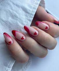 1.11 negative space heart nail design. Valentine S Day Nail Designs Better Homes Gardens