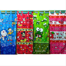 Jual tirai gorden hello kitty murah. Gorden Jendela Karakter Cek Bahan Bangunan