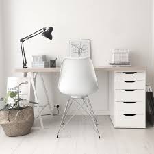 Perfection At Its Finest White Desk Space Work Area Computer Table Home Inspiration House Living S Home Office Table Home Office Decor Home Office Desks