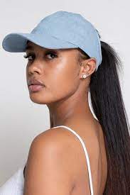 Ponytail Hat Women S Ponytail Baseball Cap Satin Lined Denim Dad Hat For Curly Or Natural Hair Cap Hair Beautiful Curly Hair Hair Wrap Scarf