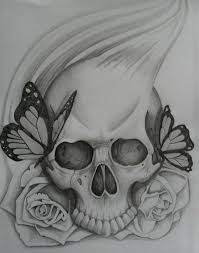 Pin By Autumn Bayne On Tattoos I Like Simple Skull Skulls Drawing Skull Tattoo