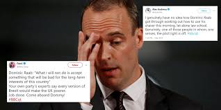 We All Remember Dominic Raab Right Mr Raab Appeared On Bbc S Question Time On Thursday Night And Said We Have Got To This Or That Questions Brexit Bbc