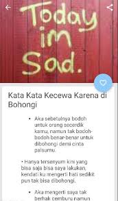 Kumpulan gambar lucu paling gokil yang jaka akan berikan kepada kamu dijamin bakal bikin kamu ngakak sakit perut guling gulingan. Status Wa Sedih Dan Kecewa Menyentuh Hati For Android Apk Download