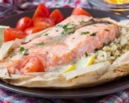 Papillote De Saumon Au Riz Citronne Recette Recette Saumon Cuisine Poisson
