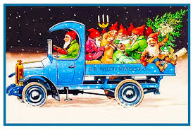 Maybe you would like to learn more about one of these? Cross Stitch Patterns Swedish Jenny Nystrom Gnomes Elves Presents Truck Counted Cross Stitch Pattern Needlecrafts Yarn