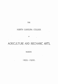 THE NORTH CAROLINA COLLEGE . OF AGRICULTURE AND MECHANIC ARTS, RALEIGH.  1899—1900.