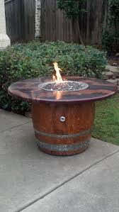 Fire Pit Epoxy Surface Barrel Fire Pit Oak Barrel Wine Barrel Furniture