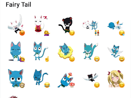 All visual content featured on this website may be copyrighted to their respective rightful owners. Fairy Tail Sticker Pack Telegram Stickers Library