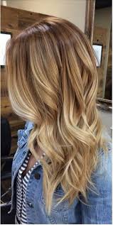 Not only are they a shade or two different but completely different hues. Light Brown Base With Graduated Blonde Highlights Hair Styles Long Hair Styles Balayage Hair