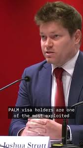 This week our CEO Joshua Strutt gave evidence at the @nswparliament inquiry  into modern slavery risks faced by temporary migrant workers in rural and  regional NSW., “PALM visa holders are one of the ...
